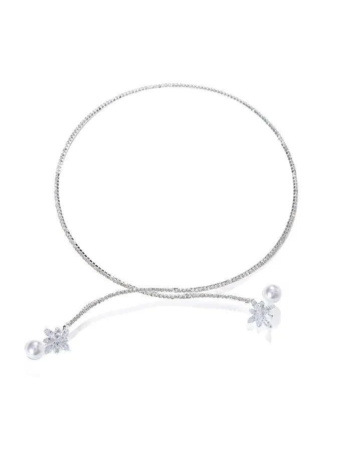 Elegant Pearl Clavicle Necklace