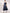 Dark Blue Satin Off Shoulder Midi Dress
