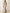 Champagne Colored Satin Sequined Tulle Maxi Dress