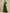Green Satin One Shoulder Bow Belt Cinched Waist Maxi Dress