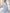 Light Blue V‑Neck Elbow‑Length Lace Satin A‑Line Maxi Dress