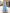 Sky Blue Draped Chiffon High Slit Maxi Dress