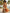 Long Sleeve Chiffon With Orange Floral Print And Deep V-Neck Maxi Dress