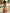 Long Sleeve Chiffon With Orange Floral Print And Deep V-Neck Maxi Dress