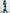 Teal Oversized Floral Print Keyhole Neck Batwing Sleeve Satin Mermaid Maxi Dress
