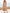 Champagne Colored V-Neck Ruffled Sleeve Sequined Chiffon Maxi Dress