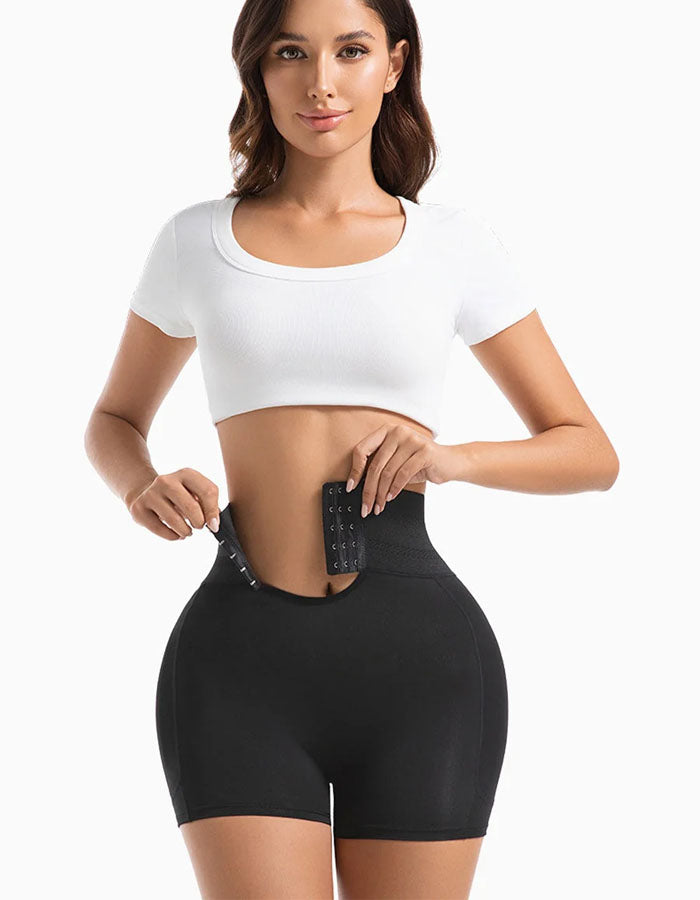 High-waisted Tummy-flattening Hip-enlarging Buttock-lifting Snap-button Underwear