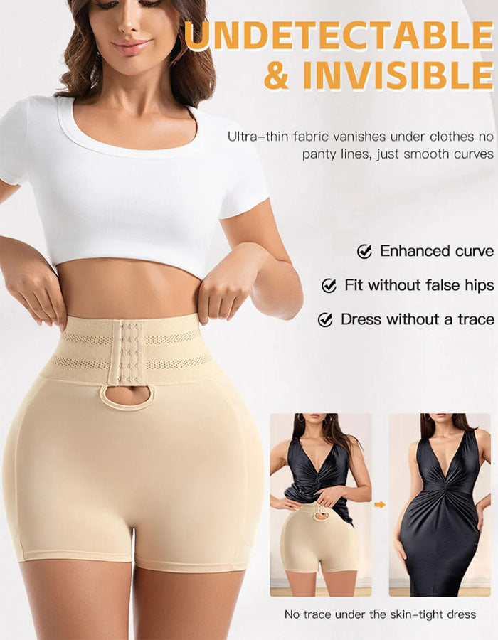 High-waisted Tummy-flattening Hip-enlarging Buttock-lifting Snap-button Underwear