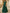 Green Sequined Short Sleeved Deep V-Neck Satin Maxi Dress
