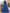 Royal Blue Off‑the‑Shoulder Sweetheart Long‑Sleeve Sequin‑Lace Satin A‑Line Maxi Dress
