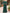 Dark Green Chiffon Shawl With Lace And Sequins Maxi Dress