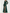 V‑Neck 3D Floral Long Sleeve Chiffon Maxi Dress