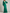Deep V‑Neck 3D Floral Long Sleeve Chiffon Maxi Dress