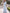 Light Blue Chiffon Round Neck Pleated Three Quarter Length Flared Sleeves Maxi Dress