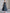 Blue Gray And Black Flowers Midi Dress