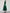 Green Satin Boat Neck Mesh Three Quarter Sleeves Midi Dress