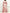 Pink Watercolor Floral Chiffon Round Neck Layered Maxi Dress
