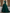 Green Asymmetric Draped Satin A-LineMaxi Dress