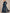 Dark Blue Chiffon One Shoulder Jumpsuit