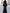 High Neck Bell Sleeve Stand Collar Long Flare Sleeve Maxi Dress