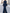 High Neck Bell Sleeve Stand Collar Long Flare Sleeve Maxi Dress