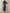 Dark Blue Satin Round Neck 3D Flower Maxi Dress