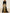 Color Block Draped Neck Three Quarter Sleeve Maxi Dress