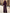 Halter Chiffon Pearl Trim Cold Shoulder Long Sleeve Wide Leg Formal Jumpsuit