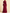 3D Rose Waist Ruffle Deep V Notch Bell Sleeve Maxi Dress
