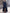 Dark Blue Satin V-neck With Tie Front Detail Maxi Dress