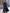 Dark Blue Satin V-neck With Tie Front Detail Maxi Dress
