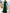 Lace Long Sleeve Draped Ruched Waist Chiffon Maxi Dress