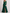 V Neck Wrap Satin With 3D Rose & Front Slit Maxi Dress
