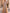 Champagne Strapless Pearl Rhinestone Beaded A-Line Evening Gown