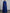 Royal Blue Chiffon Cape Style Maxi Dress