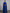 Royal Blue Chiffon Cape Style Maxi Dress