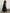 Black Round Neck Sleeveless A-Line Gold Foil Satin Maxi Dress