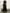 Black Round Neck Sleeveless A-Line Gold Foil Satin Maxi Dress