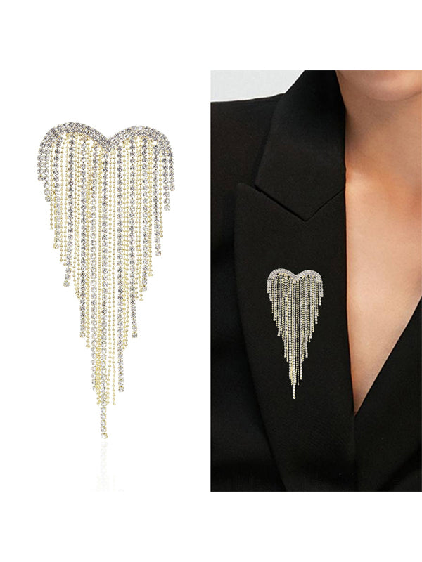 Broche Borla Corazón
