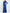 Blue Long Sleeves 3D Flowers Maxi Dress