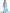 Light Blue Sleeveless Midi Dress