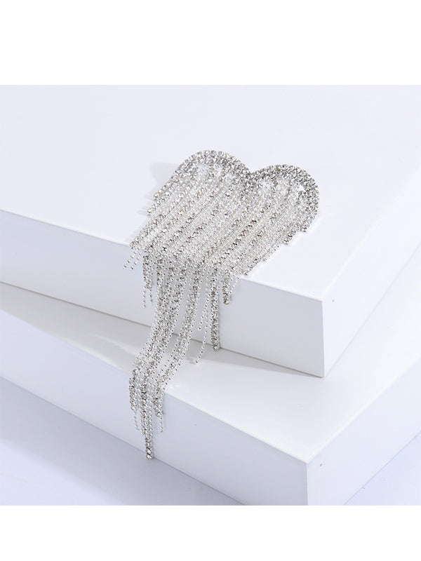 Heart Tassel Brooch
