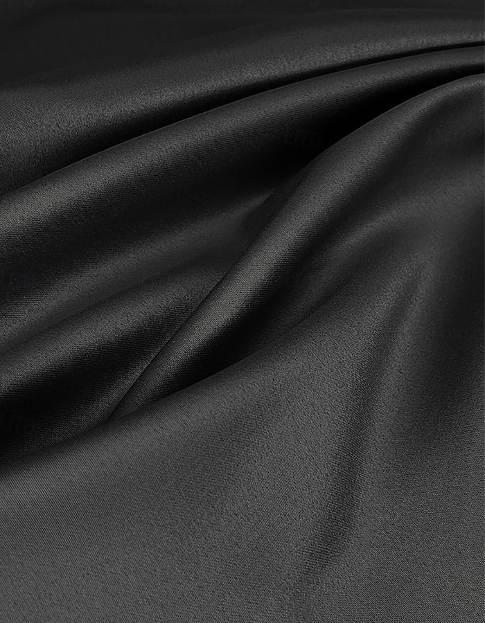 Solid Color A-line Formal Floor-length Long Sleeve Satin Ribbon Bow Maxi Dress