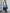 Elegant Ombre Satin Gown with Asymmetrical Hemline