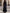 Navy Blue Chiffon Long Sleeves Maxi Dress