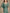 Green A-line Lace And Stretch Chiffon Dress Maxi Dress