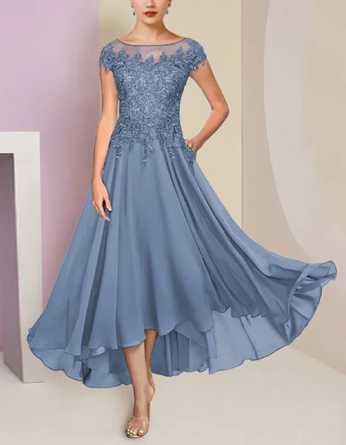 Asymmetric Hem Lace Bodycon Midi Dress Suit
