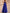 Robe longue en maille pailletée avec bretelles de couleur unie