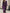 Purple Satin Tight Long Sleeves Midi Dress