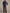 Dark Blue V-neck Short-sleeved Trousers With Lace Patchwork Outerwear 3-Piece Suit